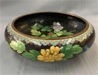 Bol Cloisonné bowl, 9 inches-pouces