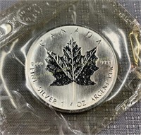 2004 Canada 1-ounce fine silver 5 dollar coin