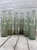 Vintage 16oz coke bottles