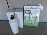 3 S/S WATER BOTTLES - BEATER BLADE FOR KITCHENAID