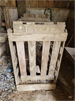 Wooden Livestock Crate