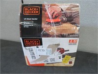 BLACK & DECKER 1/4 SHEET SANDER BDEQS300
