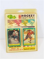 Limited Ed. Classic 1991 Draft Pick Hockey Cards