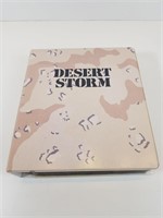 Complete Desert Storm Topps Card Set w/RARE Binder