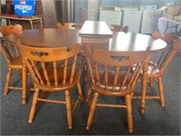Maple Table & 6 Chairs Kitchen Dining Set