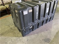 Large Black Military Style Storage Boxes