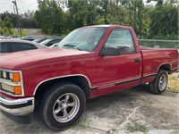 88 chev 1500 red