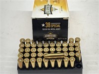 (50 Rds) 38 Special Ammo 158 Gr FMJ