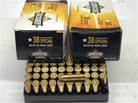 (100 Rds) 38 Special Ammo 158 Gr FMJ