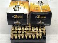 (100 Rds) 38 Special Ammo 158 Gr FMJ