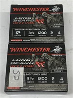 (20 Rds) 12 Ga Ammo 4 Shot Shot-Lok Lead Turkey