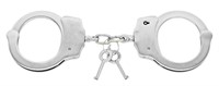 NICKLE PLATED STEEL HANDCUFFS NEW IN BOX