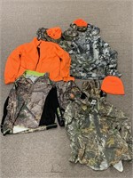 Lot Of Used Camo & Hi-Vis Hunting Clothes