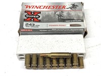 (18 Rds) 243 Win Ammo 100 Gr Power-Point