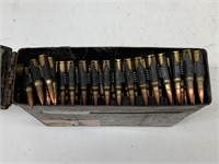 (250 Rds) 7.62x51 Ammo On Ammo Belt