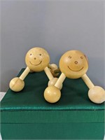 Vintage Wood Happy Massagers