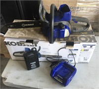 Kobalt 40 volt Chainsaw with Battery and Charger