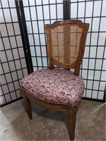 Vintage Wood and Cane Chair