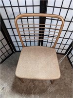 Vintage folding sewing chair