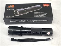 7" KTS Flashlight w/4.9 Mil Volt Stun Gun