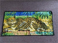 Amazing Vintage Italian Tiger Tapestry