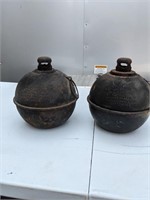 Pair of Vintage Toledo Torch Smudge Pots