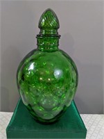MCM Green Glass Jar