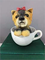 Ceramic Dog in a cup