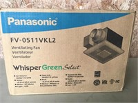 Panasonic whisper green select bathroom Fan