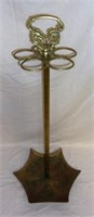 Brass umbrella stand.