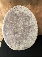 Mauve Toilet Seat Cover