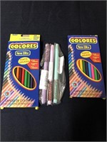 Pencil Crayons And Pens
