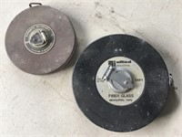 Pair of 100' Measuring Tapes