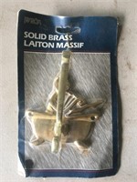 Lady in Bath Solid Brass Garmet Holder