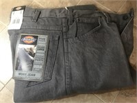 Dickies 36 X 34 Regular Fit Work Jeans Gray New