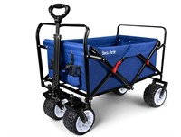 BEAU JARDIN Folding Wagon Cart 300 lb Capacity