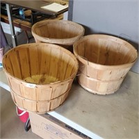 3- 1 Bushel Baskets