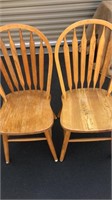 (2) Windsor Back Chairs