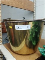 Vtg. Brass Bucket