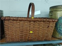 Vintage Splint Market Basket