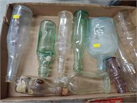 (10) Various Glass Bottles