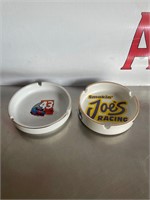 2 NASCAR ashtrays