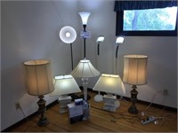 10 FLOOR & TABLE LAMPS