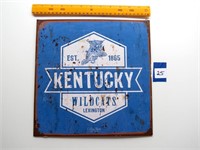 Kentucky Wildcats metal sign