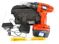 Black and Decker 24 volt cordless drill with