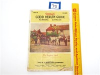 Vintage Good Health Guide Almanac catalog