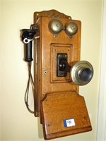Antique wall phone by Julius Andrae and Sons
