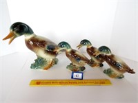 (4) Piece decorative ceramic duck set