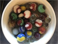 Assorted Agate and Swirl Marbles