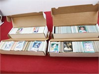 4 BOXES OF VARIOUS BASEBALL CARDS